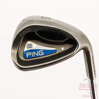 Ping G2 Wedge Sand SW 56° Stock Steel Shaft Steel Stiff Right Handed White Dot 36.75in