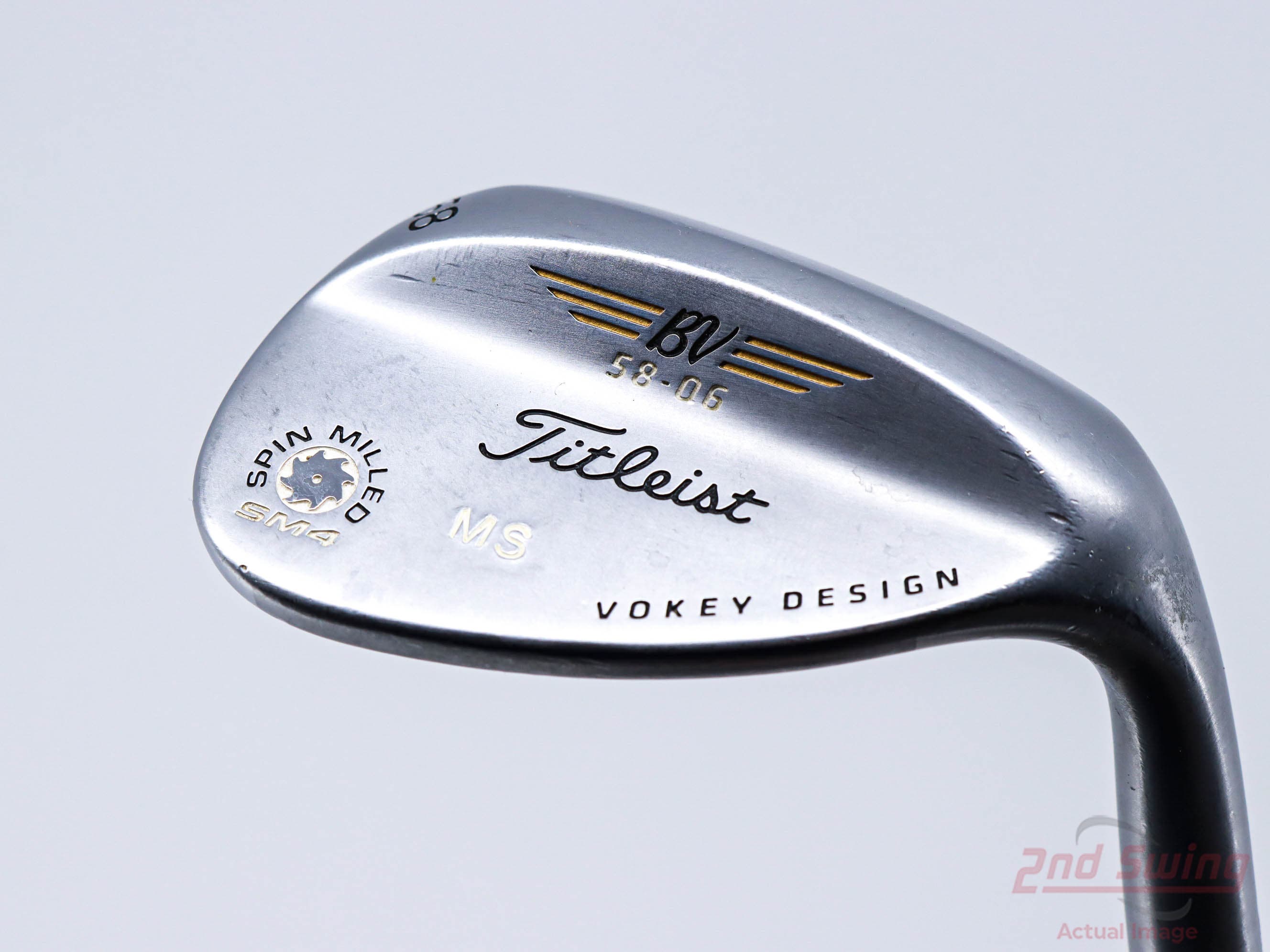 Titleist Vokey Spin Milled SM4 Chrome Wedge (D-N2442135795) | 2nd Swing Golf