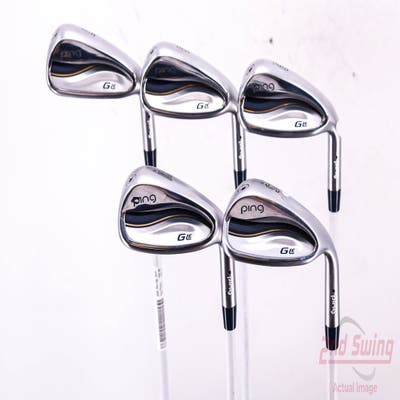 Ping G LE 3 Iron Set 7-PW SW ULT 250 Lite Graphite Ladies Right Handed Black Dot 36.75in