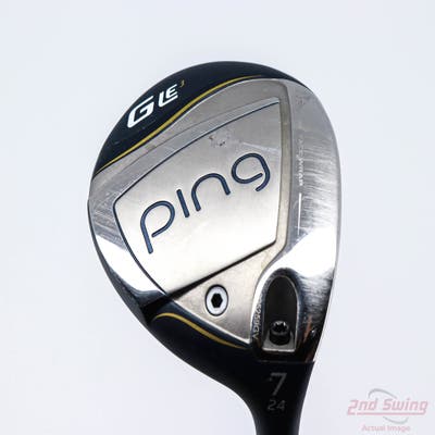 Ping G LE 3 Fairway Wood 7 Wood 7W 24° ULT 250 Lite Graphite Ladies Right Handed 41.5in