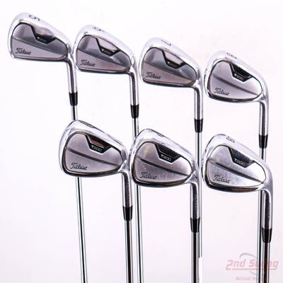 Titleist 2021 T200 Iron Set 5-PW AW True Temper AMT Black S300 Steel Stiff Right Handed STD