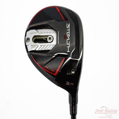 TaylorMade Stealth 2 Plus Fairway Wood 3 Wood 3W 15° Mitsubishi Kai'li Red 65 Graphite Regular Right Handed 43.25in