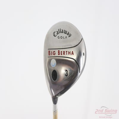 Callaway 2004 Big Bertha Fairway Wood 3 Wood 3W Callaway RCH 75w Graphite Regular Left Handed 43.0in