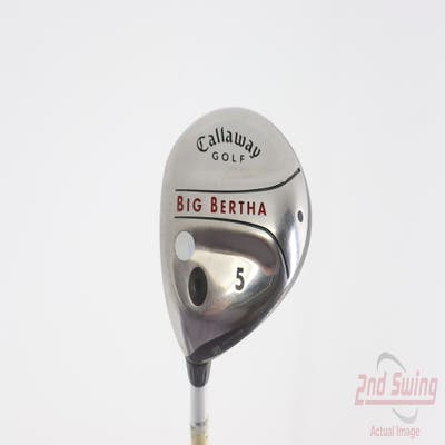 Callaway 2004 Big Bertha Fairway Wood 5 Wood 5W Callaway RCH 75w Graphite Regular Left Handed 42.25in