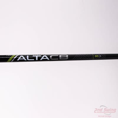 Used W/ Ping RH Adapter Ping ALTA CB 65 Black 65g Fairway Shaft Stiff 41.75in