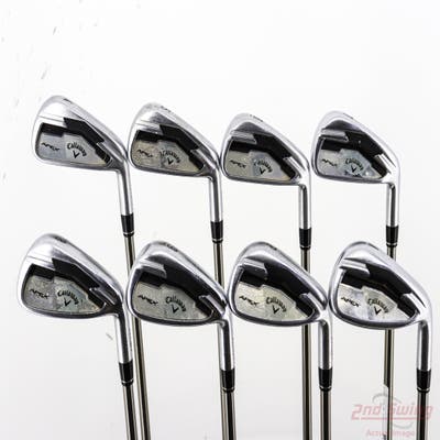 Callaway Apex Iron Set 4-PW AW UST Mamiya Recoil 680 F4 Graphite Stiff Right Handed 38.25in