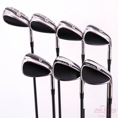 Cleveland HALO XL Full-Face Iron Set 5-PW AW UST Helium Nanocore IP 60 Graphite Senior Right Handed 38.75in