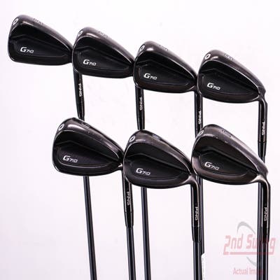 Ping G710 Iron Set 5-PW AW ALTA CB Red Graphite Senior Right Handed Black Dot 38.5in