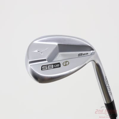 Mint Mizuno S23 Satin Chrome Wedge Lob LW 58° 8 Deg Bounce C Grind FST KBS Hi-Rev 2.0 115 Steel Wedge Flex Right Handed 35.5in