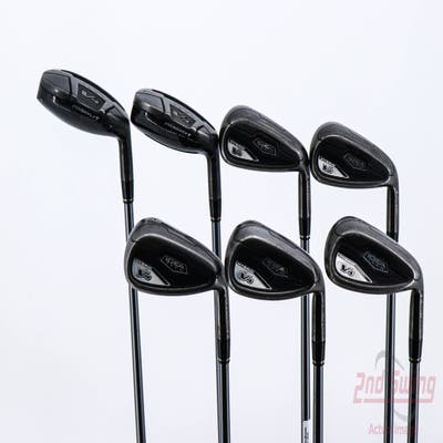 Adams Idea Tech V4 Iron Set 5H 6H 7-PW GW Adams Mitsubishi Rayon Bassara Graphite Regular Right Handed 39.0in