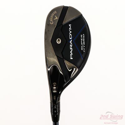 Mint Callaway Paradym Super Hybrid 3 Hybrid 18° UST Mamiya Recoil Dart 75H F4 Graphite Stiff Left Handed 41.25in