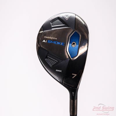 Mint Callaway Paradym Ai Smoke Max Fairway Wood 7 Wood 7W 21° MCA Tensei AV-XLINK Blue 65 Graphite Stiff Right Handed 42.25in