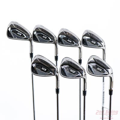 TaylorMade M3 Iron Set 4-PW FST KBS Tour 120 Steel Stiff Right Handed 39.25in