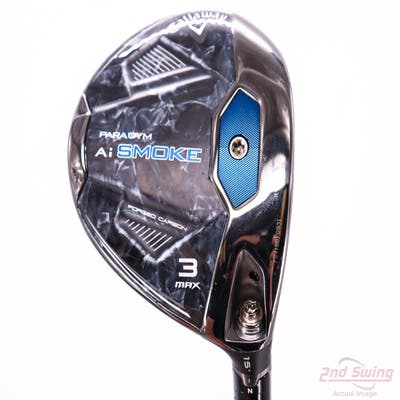 Callaway Paradym Ai Smoke Max Fairway Wood 3 Wood 3W 15° Mitsubishi Kai'li Red 75 Graphite Stiff Right Handed 43.0in