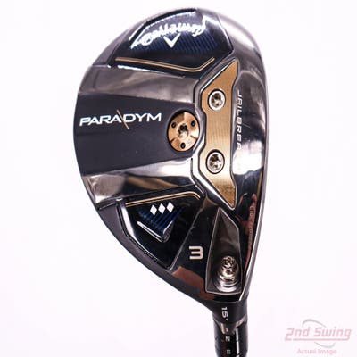 Callaway Paradym Triple Diamond Fairway Wood 3 Wood 3W 15° Graphite Design Tour AD TP-7 Graphite Stiff Right Handed 42.5in