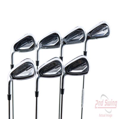 Titleist 2023 T350 Iron Set 5-PW AW True Temper AMT Red R300 Steel Regular Left Handed 38.25in