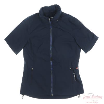 New Womens SUNICE Wind Jacket Medium M Navy Blue MSRP $60