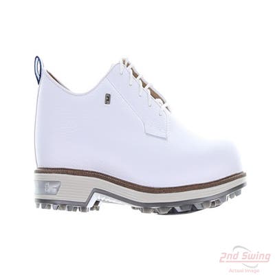 New Mens Golf Shoe Footjoy Premiere Medium 9 White MSRP $220 53986