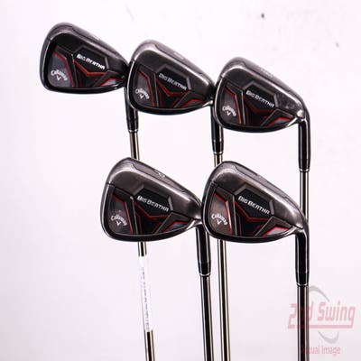 Callaway 2019 Big Bertha Iron Set 7-PW AW UST Mamiya Recoil ESX 460 F2 Graphite Senior Right Handed 37.5in