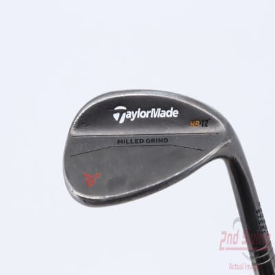 TaylorMade Milled Grind Black Wedge Sand SW 54° 12 Deg Bounce FST KBS Hi-Rev 2.0 125 Steel Stiff Right Handed 35.5in