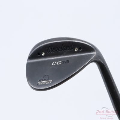 Cleveland CG15 Black Pearl Wedge Gap GW 52° 10 Deg Bounce Stock Steel Shaft Steel Wedge Flex Right Handed 36.25in