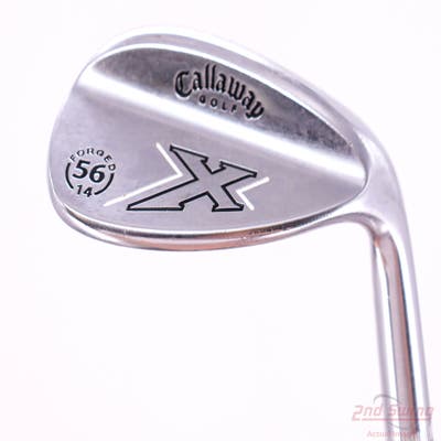 Callaway X Forged Chrome Wedge Sand SW 56° 14 Deg Bounce Callaway Stock Steel Steel Wedge Flex Right Handed 35.0in