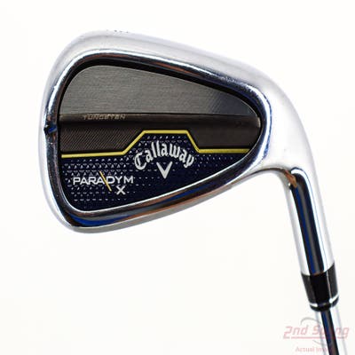 Callaway Paradym X Single Iron 9 Iron True Temper Elevate MPH 95 Steel Regular Right Handed 36.0in