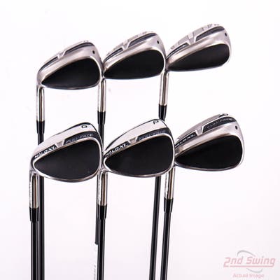 Cleveland HALO XL Full-Face Iron Set 6-PW GW UST Mamiya Helium Nanocore 60 Graphite Senior Left Handed 37.75in