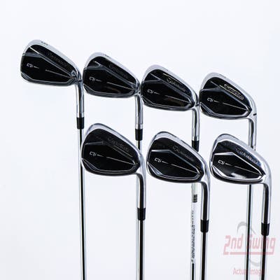 TaylorMade Qi Iron Set 5-PW AW FST KBS MAX 85 MT Steel Regular Right Handed 38.5in