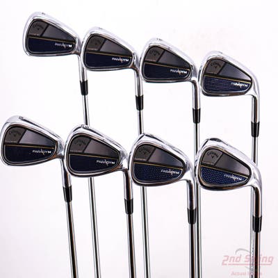 Callaway Paradym Iron Set 4-PW AW True Temper Dynamic Gold 105 Steel Stiff Right Handed STD