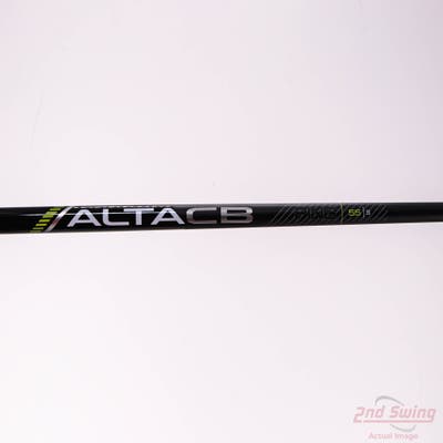 Used W/ Ping RH Adapter Ping ALTA CB 55 Black Driver Shaft Stiff 44.5in