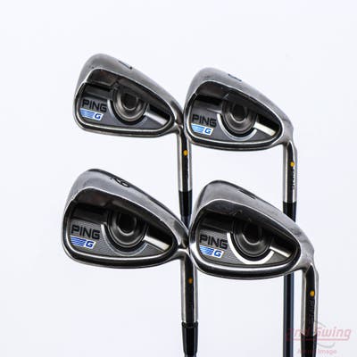 Ping 2016 G Iron Set 7-PW CFS 65 Graphite Graphite Senior Right Handed Yellow Dot 37.0in