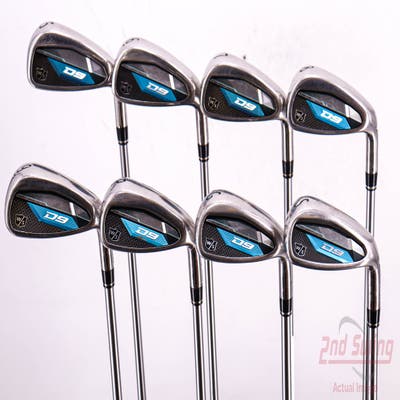 Wilson Staff D9 Iron Set 5-PW GW SW Aldila Quaranta Blue 40 Graphite Ladies Right Handed 37.25in