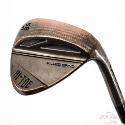 TaylorMade Milled Grind HI-TOE 3 Copper Wedge Lob LW 58° 7 Deg Bounce FST KBS Hi-Rev 2.0 115 Steel Wedge Flex Right Handed 35.0in