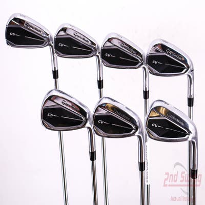 TaylorMade Qi Iron Set 5-PW AW FST KBS MAX 85 MT Steel Stiff Right Handed 38.5in