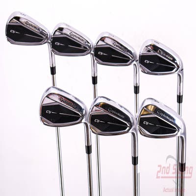 TaylorMade Qi Iron Set 5-PW AW FST KBS MAX 85 MT Steel Regular Right Handed 38.5in