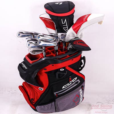 Complete Set of Men's Ping TaylorMade Mizuno Kirkland Golf Clubs + Ogio Cart Bag