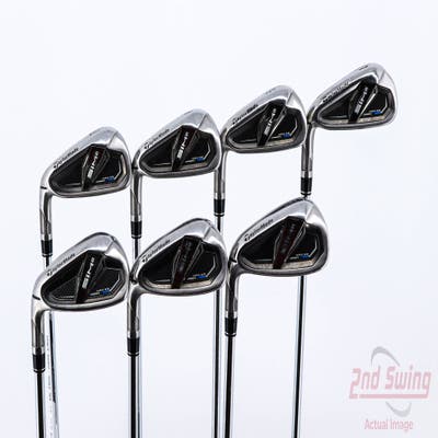 TaylorMade SIM2 MAX OS Iron Set 4-PW Nippon NS Pro Zelos 6 Steel Regular Left Handed 38.5in