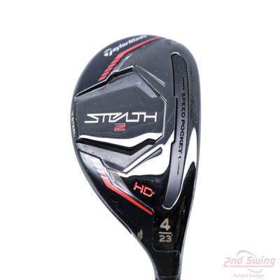 Mint TaylorMade Stealth 2 HD Rescue Hybrid 4 Hybrid 23° Fujikura Speeder NX Red 50 Graphite Senior Right Handed 40.5in