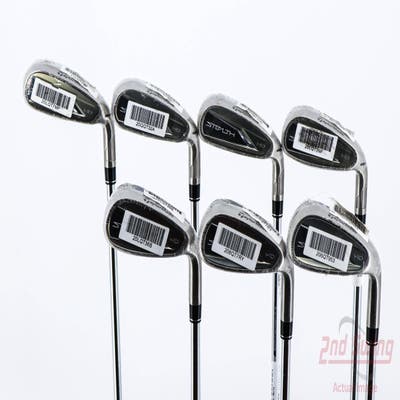 Mint TaylorMade Stealth HD Iron Set 5-PW AW FST KBS MAX 85 MT Steel Regular Right Handed 38.75in