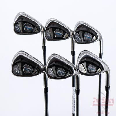 Callaway Rogue X Iron Set 6-PW AW Aldila Synergy Blue 50 Graphite Senior Right Handed 38.75in