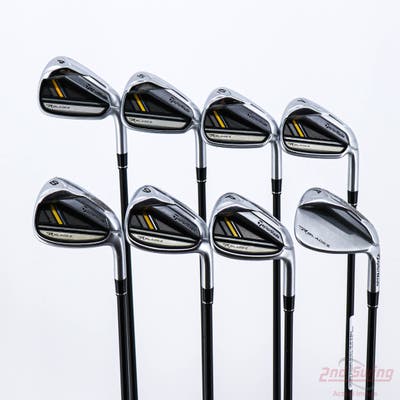 TaylorMade Rocketbladez Iron Set 4-PW AW TM Matrix RocketFuel 65 Graphite Regular Right Handed 38.5in