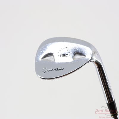 TaylorMade Rac Chrome Wedge Lob LW 60° 12 Deg Bounce Stock Steel Shaft Steel Wedge Flex Right Handed 35.5in