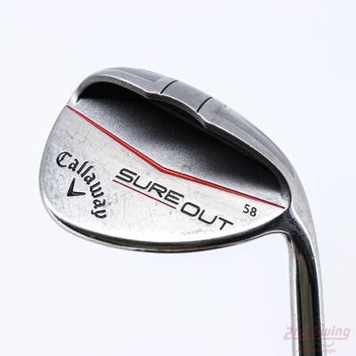 Callaway Sure Out Wedge Lob LW 58° FST KBS Tour 90 Steel Stiff Right Handed 35.0in