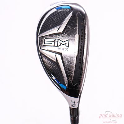 TaylorMade SIM MAX Hybrid 4 Hybrid 22° Fujikura Ventus Blue 6 Graphite Regular Right Handed 40.5in