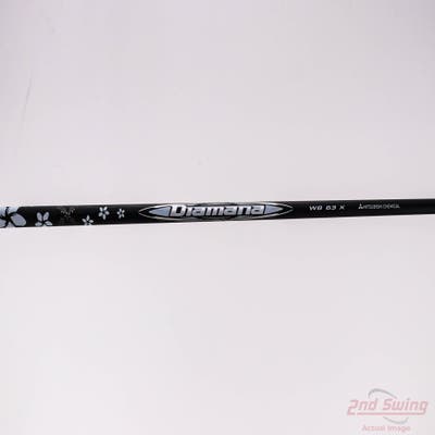 Used W/ TaylorMade RH Adapter Mitsubishi Rayon Diamana WB Driver Shaft X-Stiff 44.25in