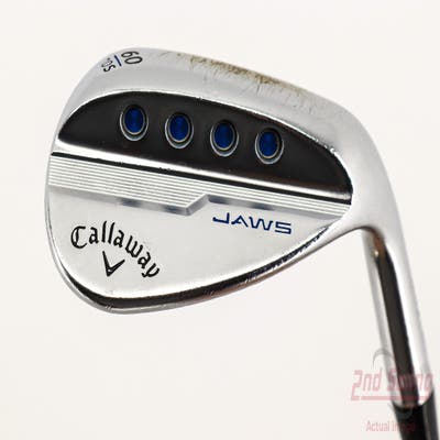 Callaway Jaws MD5 Platinum Chrome Wedge Lob LW 60° 10 Deg Bounce S Grind Dynamic Gold Tour Issue 115 Steel Stiff Right Handed 35.0in