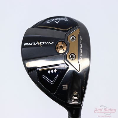 Mint Callaway Paradym Triple Diamond Fairway Wood 3 Wood 3W 15° Mitsubishi Kai'li White 70 Graphite Stiff Right Handed 43.0in