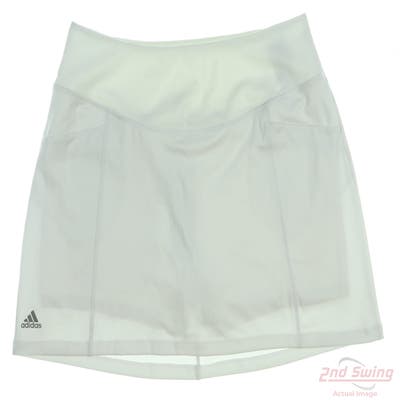 New Womens Adidas Skort Large L White MSRP $73