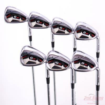 Ping G410 Iron Set 5-PW AW SW LW AWT 2.0 Steel Regular Right Handed White Dot 39.5in